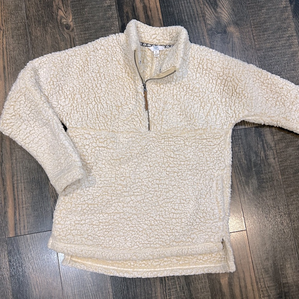 Time and true XS Sherpa sweatshirt
